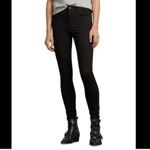All Saints Stilt Jeans W29 Black
